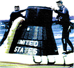 Nick with Mercury 7 Capsule